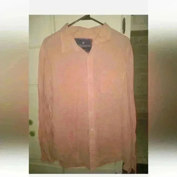 Men's Button Down American Eagle Outfitters Long Sleeve Shirt Size XL/TG - Picture 1 of 4